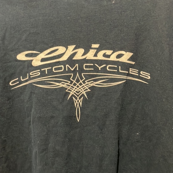 Chica Custom Cycles Black Men’s Tee Shirt. Very Good Condition. Size XL. - Picture 5 of 6